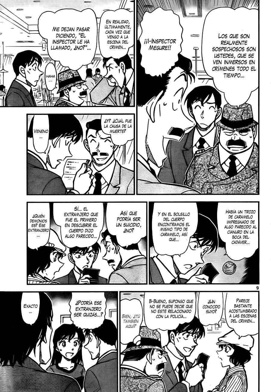 Detective Conan Capitulo 778: ¿Quién es el mejor detective? página 9
