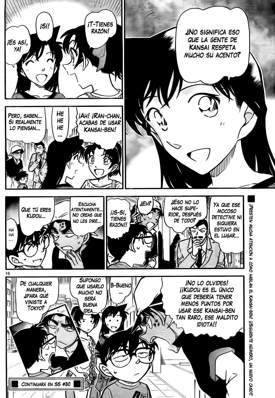 Detective Conan Capitulo 780: La comida mágica página 16