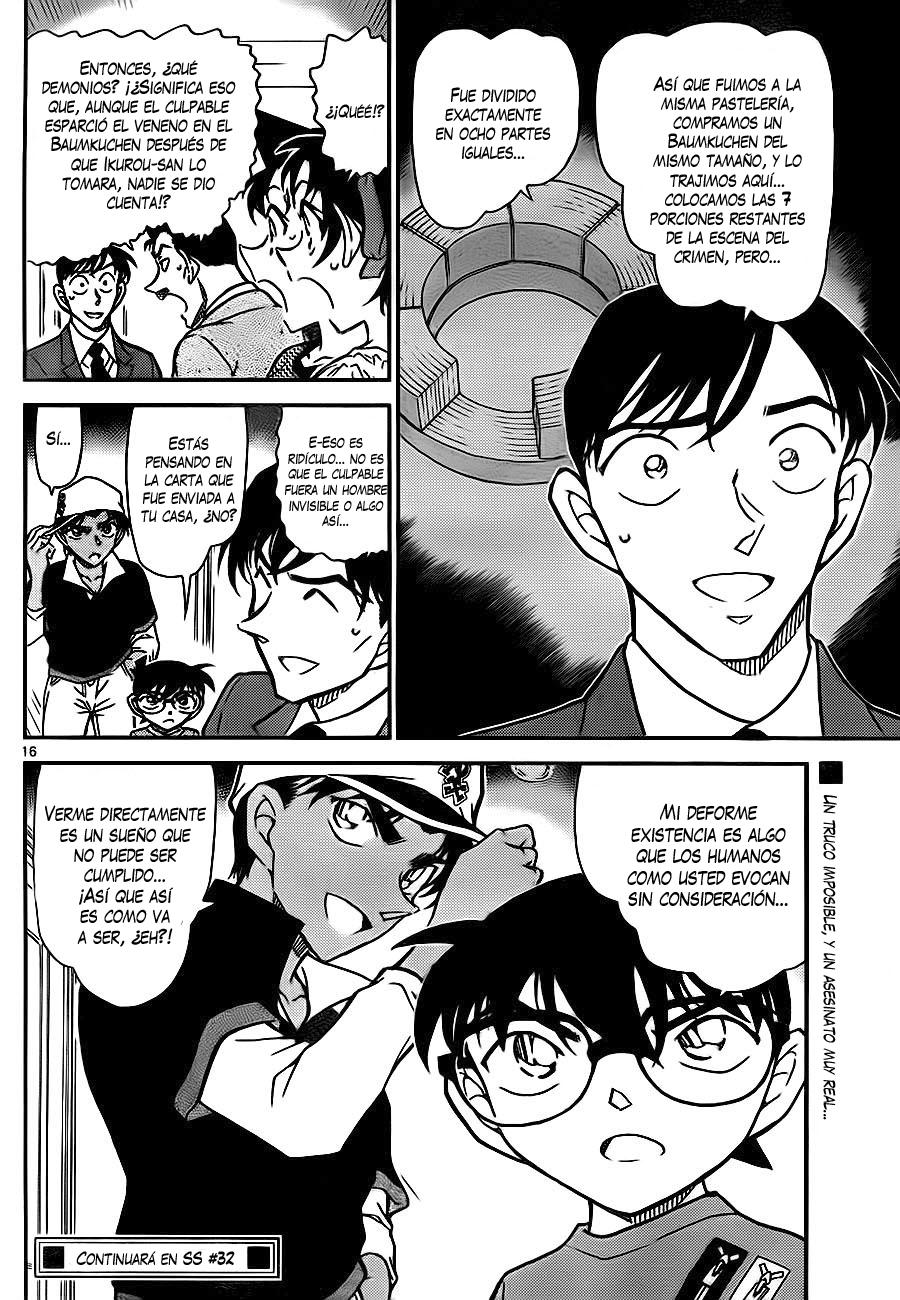 Detective Conan Capitulo 782: Baumkuchen página 16