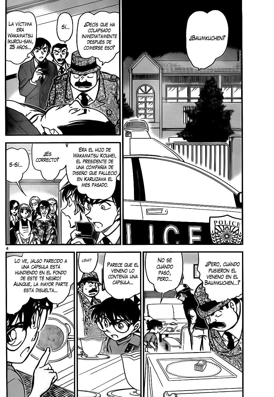 Detective Conan Capitulo 782: Baumkuchen página 4