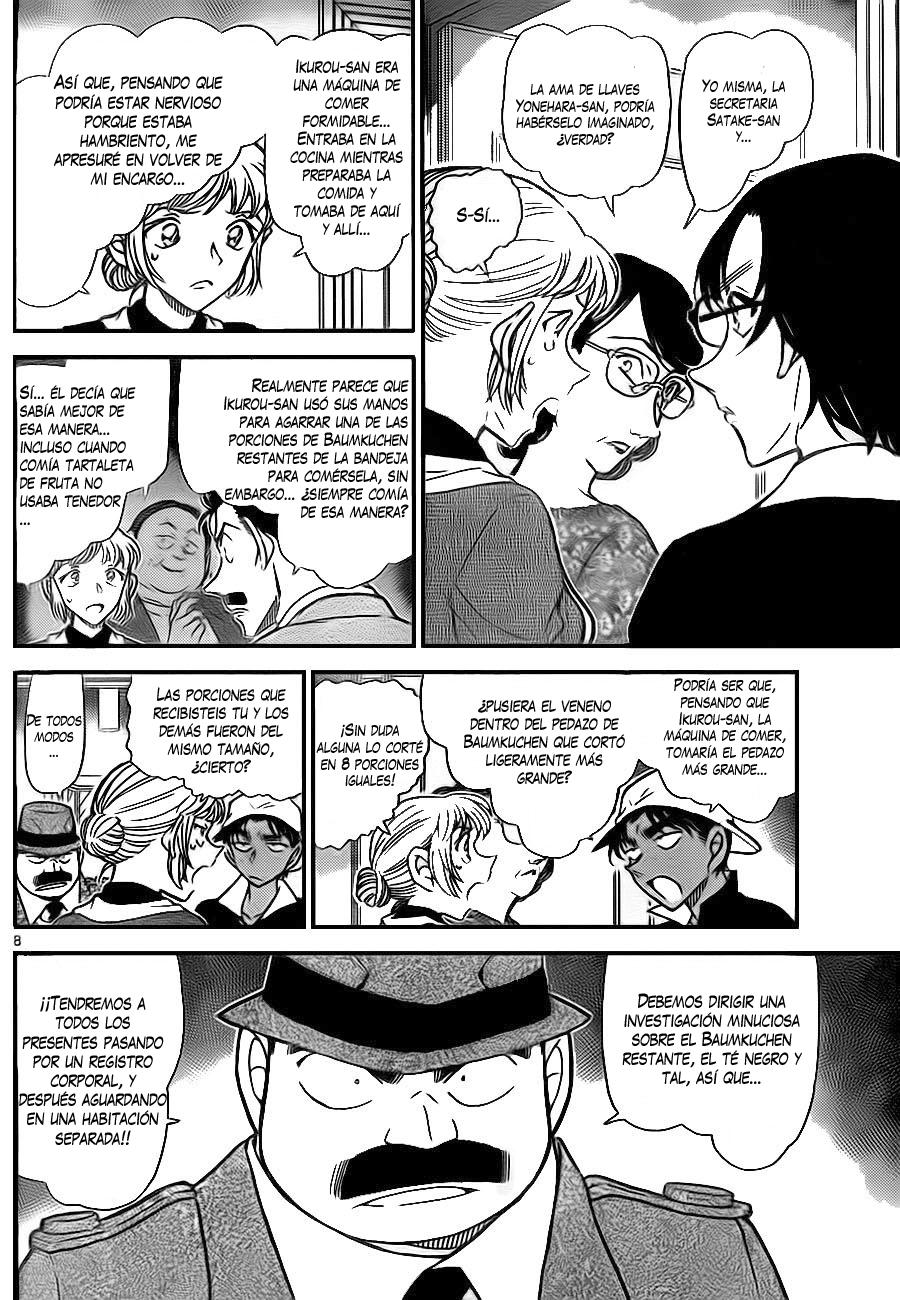 Detective Conan Capitulo 782: Baumkuchen página 8