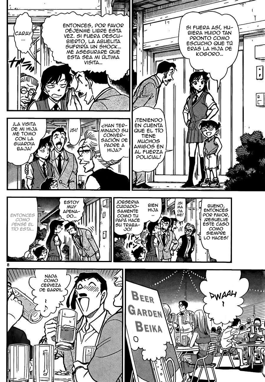 Detective Conan Capitulo 787: Kogoro es un buen hombre página 8