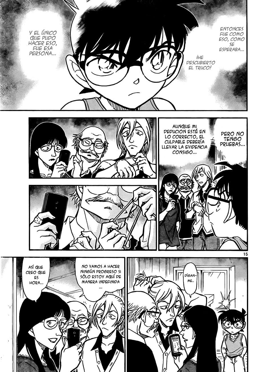 Detective Conan Capitulo 788: El real Kogoro el durmiente página 15