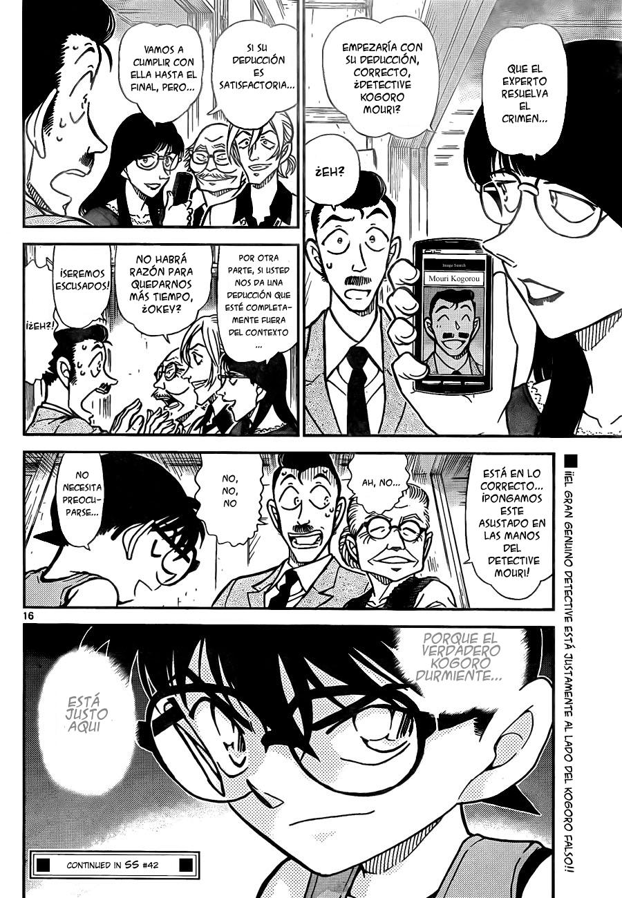Detective Conan Capitulo 788: El real Kogoro el durmiente página 16