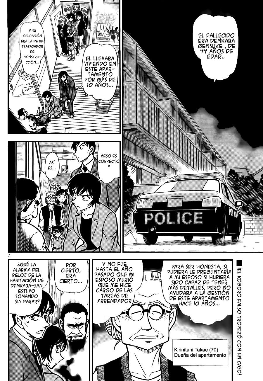 Detective Conan Capitulo 788: El real Kogoro el durmiente página 2