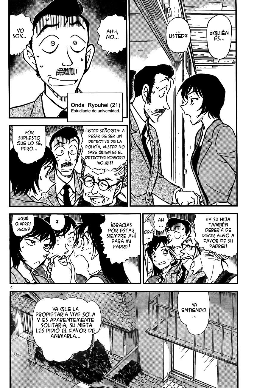 Detective Conan Capitulo 788: El real Kogoro el durmiente página 4