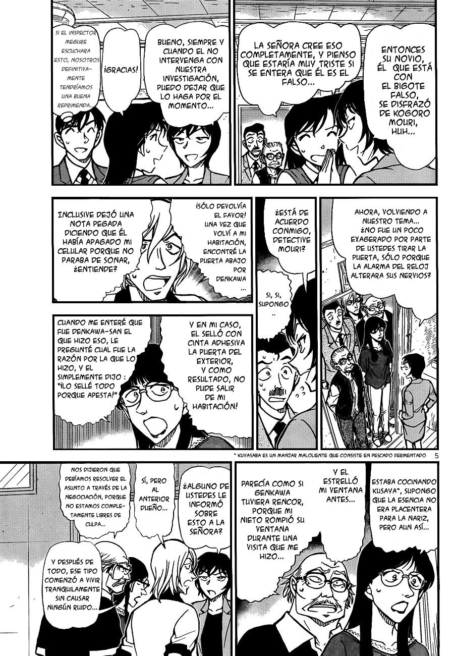Detective Conan Capitulo 788: El real Kogoro el durmiente página 5