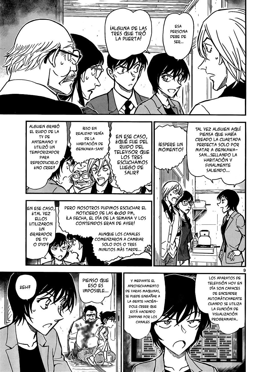 Detective Conan Capitulo 788: El real Kogoro el durmiente página 9
