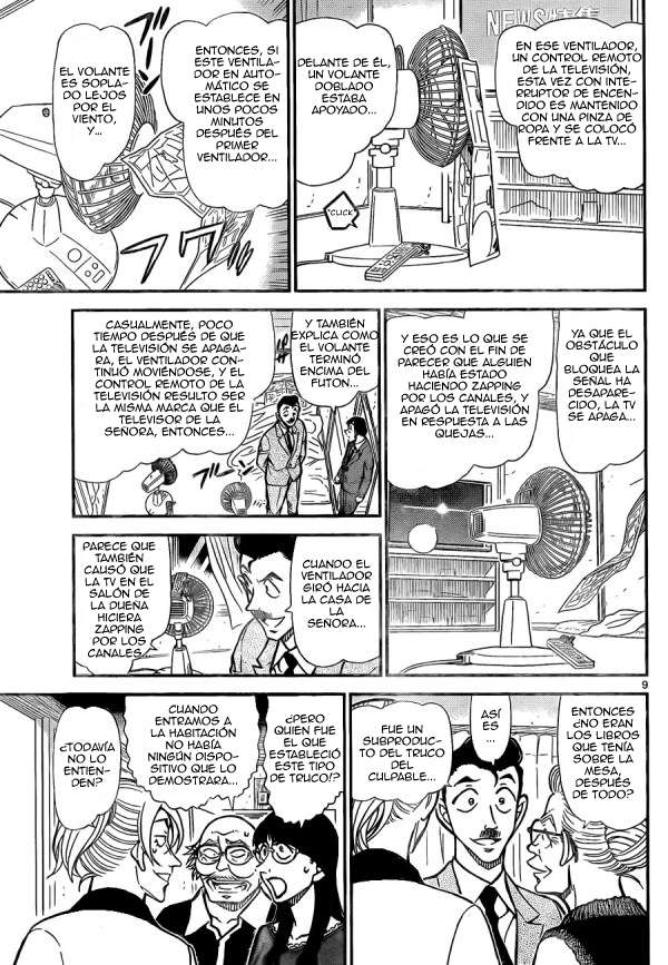 Detective Conan Capitulo 789: Kogoro el impostor. La gran deducción página 10