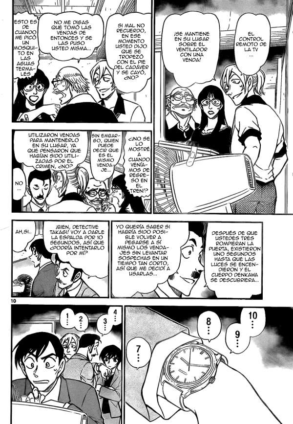 Detective Conan Capitulo 789: Kogoro el impostor. La gran deducción página 11