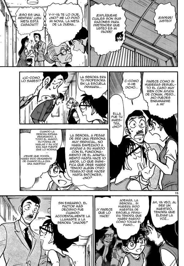 Detective Conan Capitulo 789: Kogoro el impostor. La gran deducción página 16