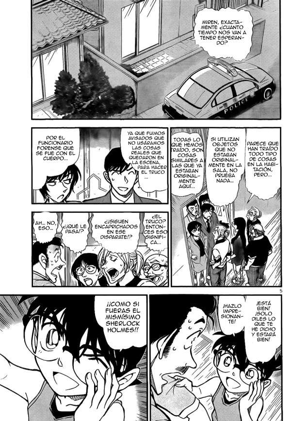 Detective Conan Capitulo 789: Kogoro el impostor. La gran deducción página 6