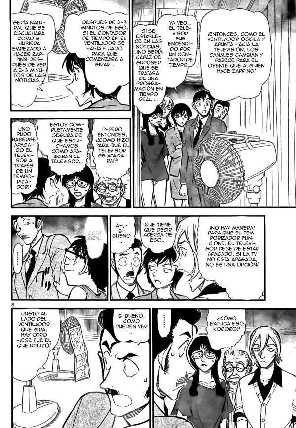 Detective Conan Capitulo 789: Kogoro el impostor. La gran deducción página 9