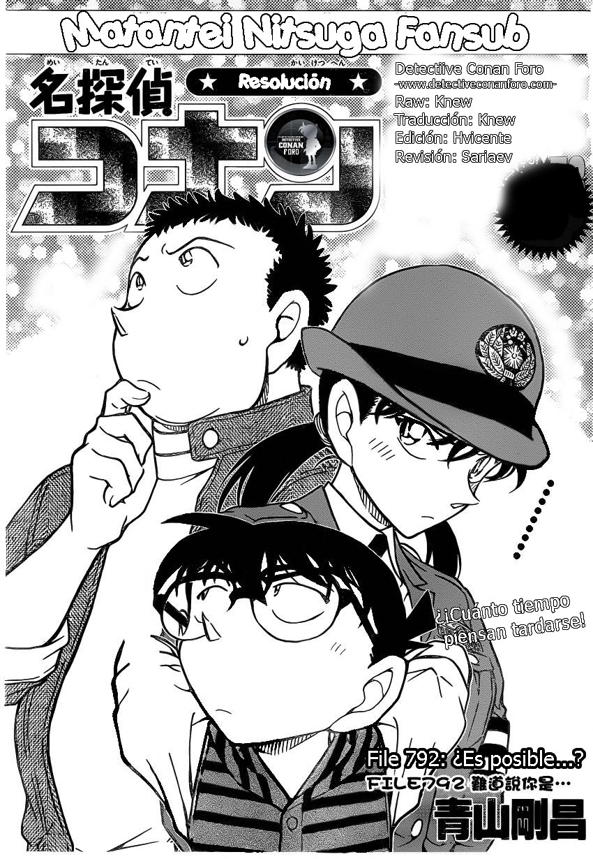 Detective Conan Capitulo 792: ¿Es posible...? página 2