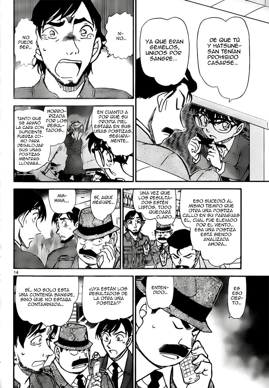 Detective Conan Capitulo 795: Destinada a reingresar en las llamas página 14