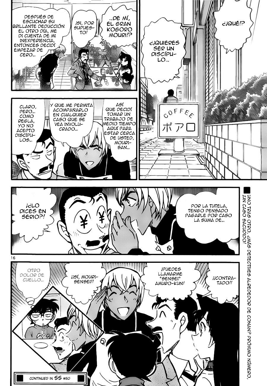 Detective Conan Capitulo 795: Destinada a reingresar en las llamas página 16