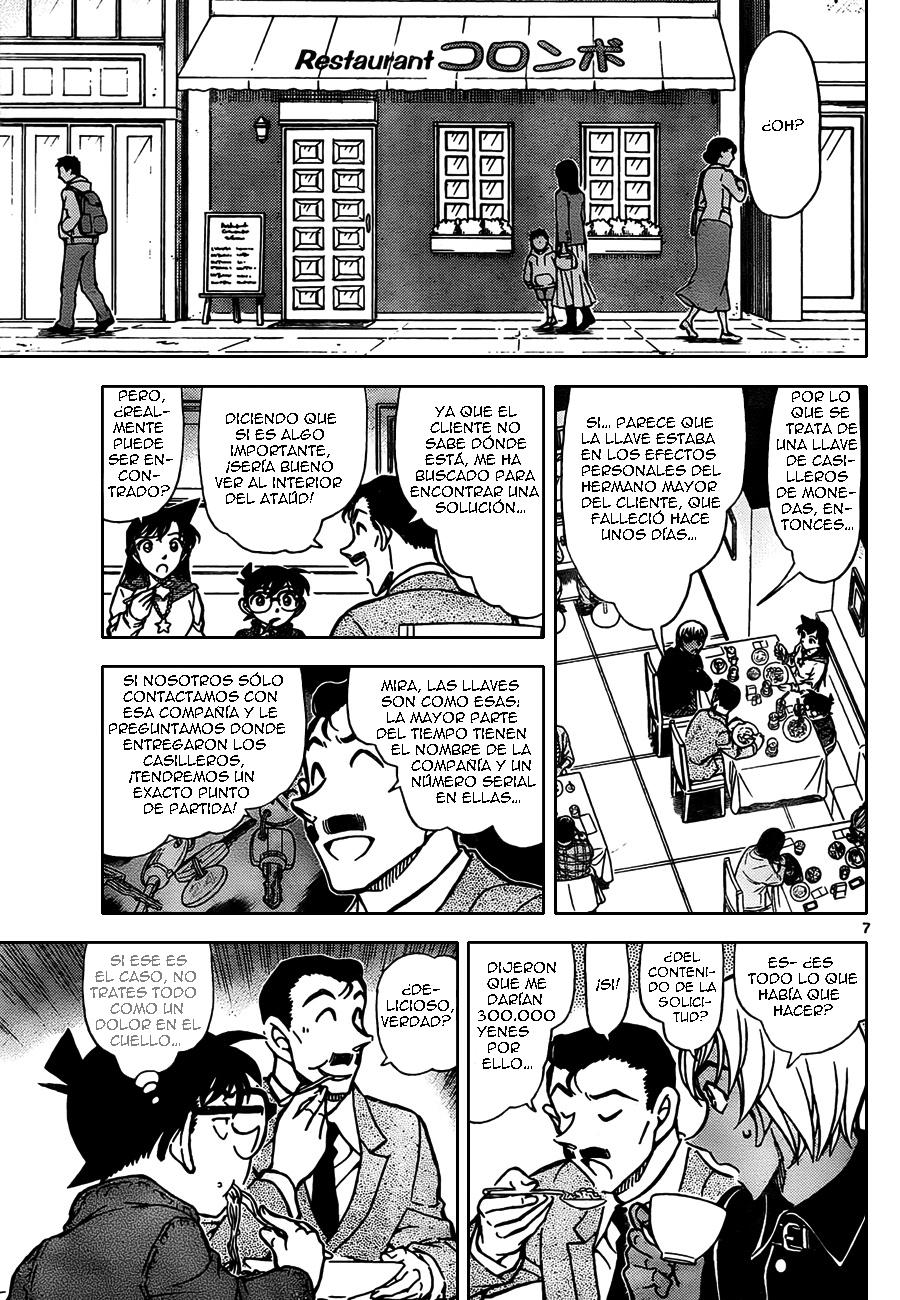 Detective Conan Capitulo 796: La reunión en Columbo página 7