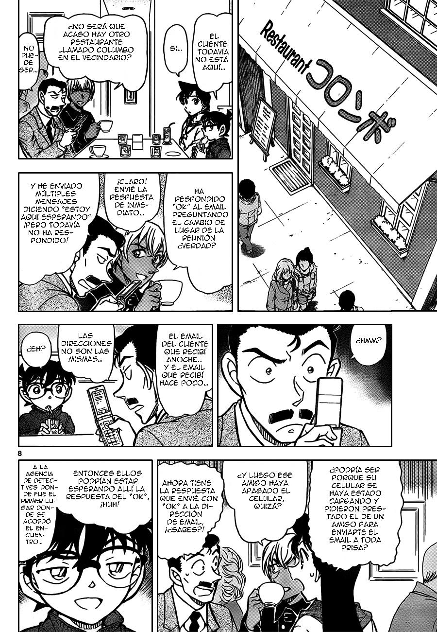 Detective Conan Capitulo 796: La reunión en Columbo página 8