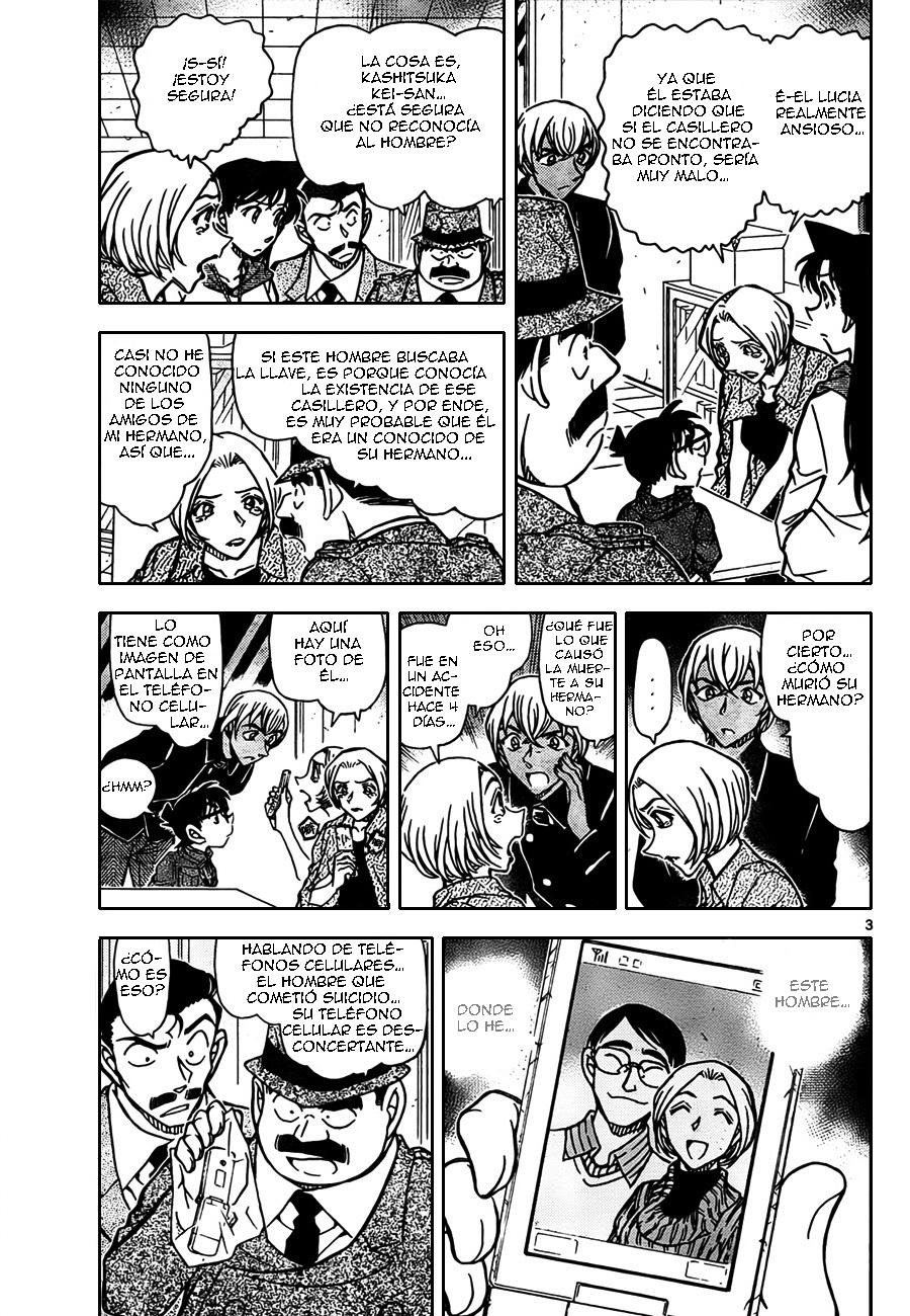 Detective Conan Capitulo 797: Mentiras entrelazadas y misterios página 3