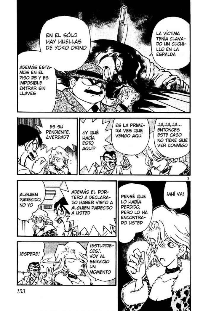Detective Conan Capitulo 8: Un parecido asombroso página 3