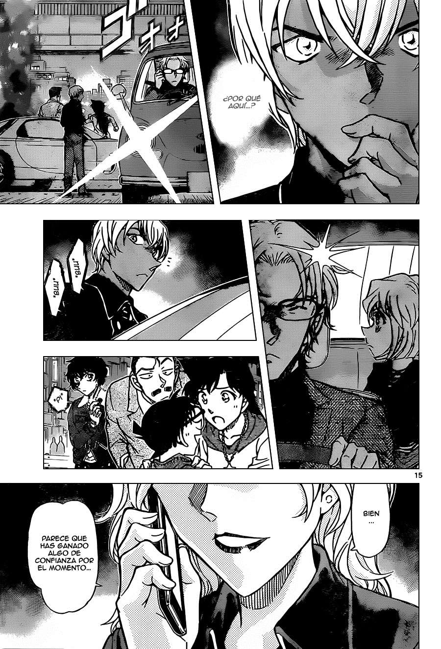 Detective Conan Capitulo 800: Cuando los objetivos se encuentran página 15