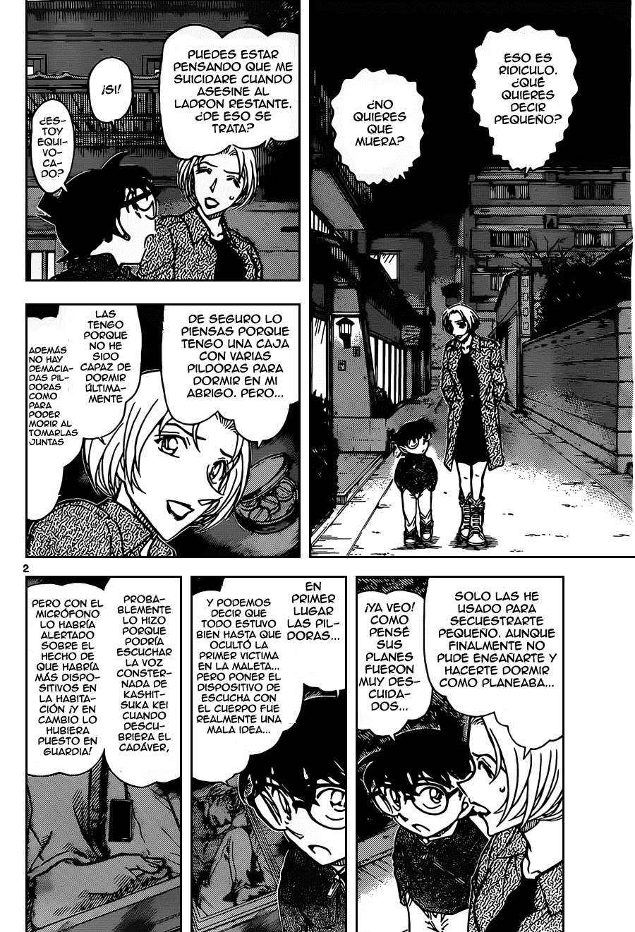 Detective Conan Capitulo 800: Cuando los objetivos se encuentran página 2