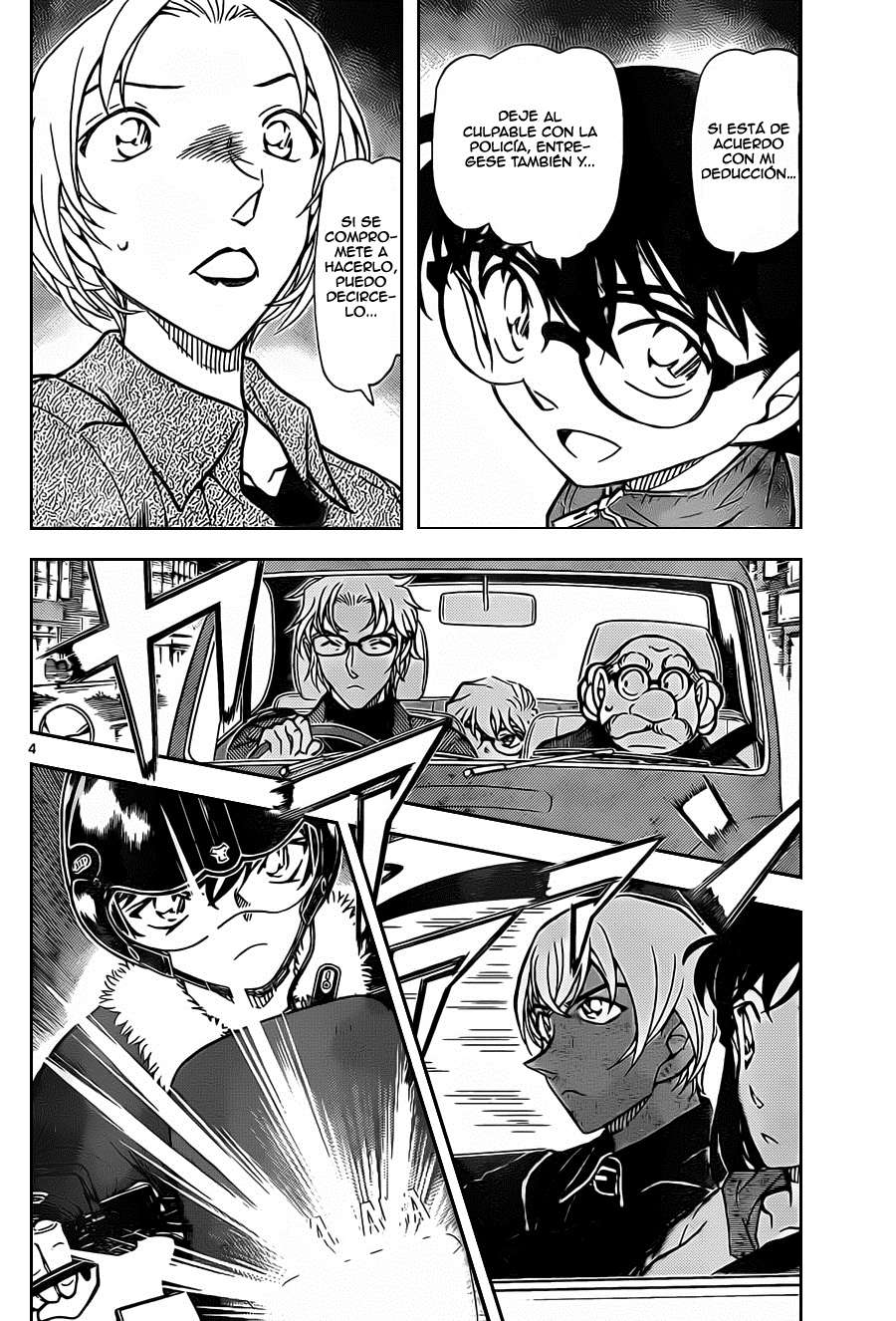 Detective Conan Capitulo 800: Cuando los objetivos se encuentran página 4