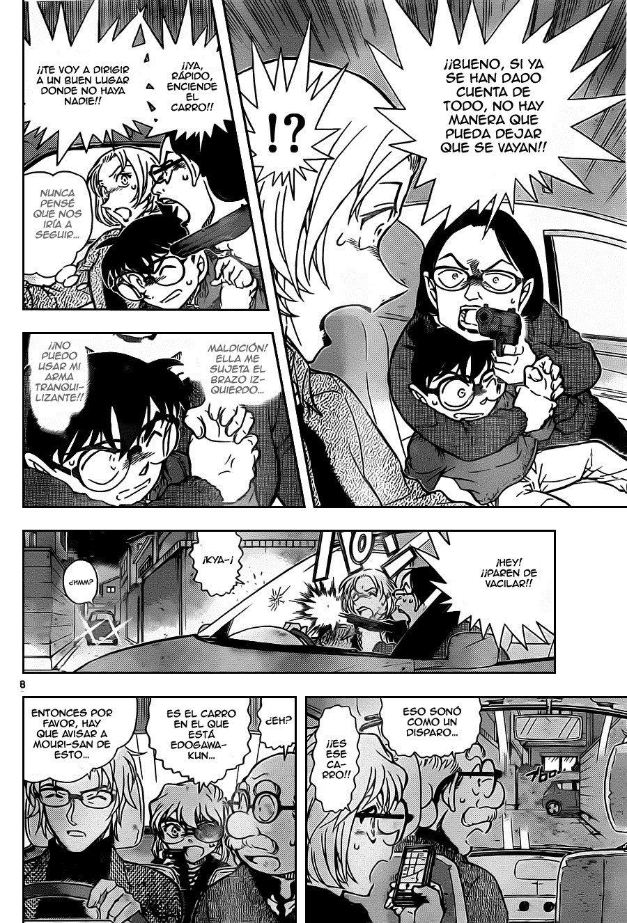 Detective Conan Capitulo 800: Cuando los objetivos se encuentran página 8