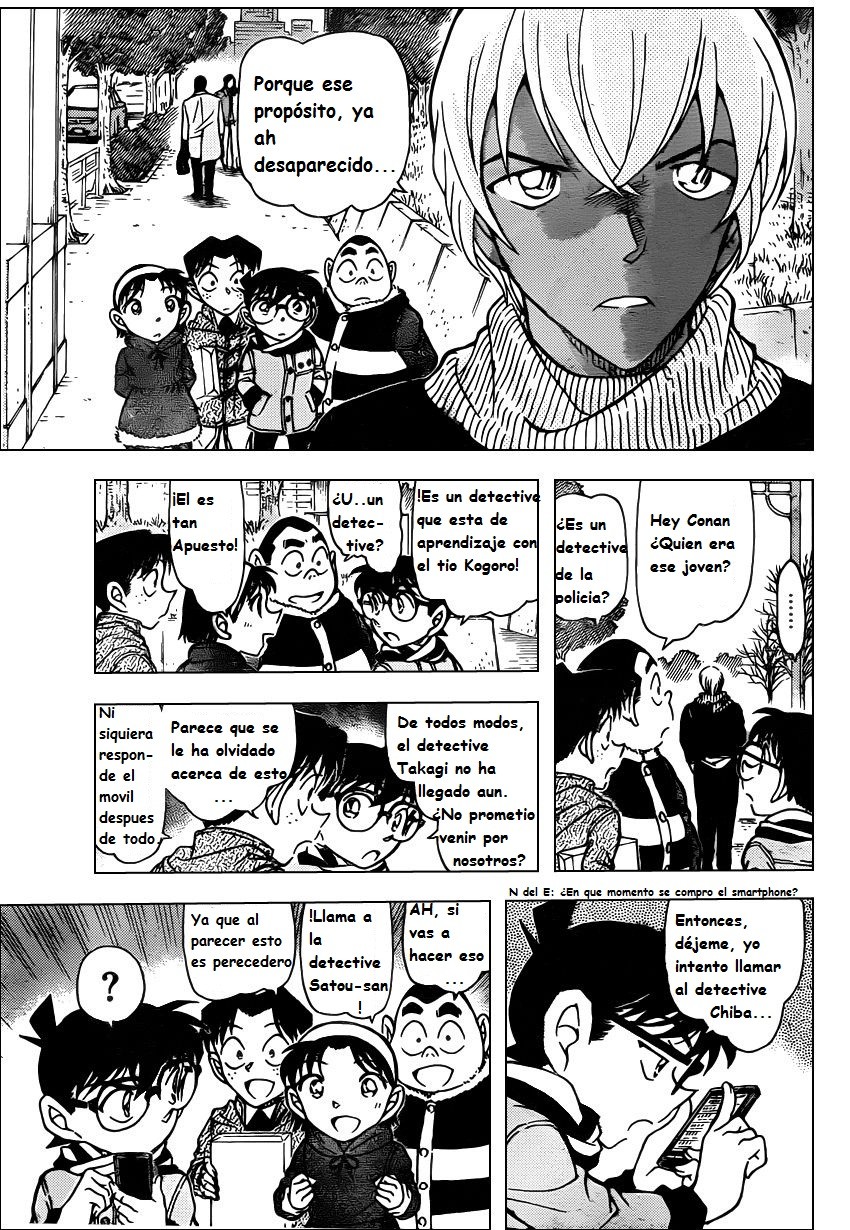 Detective Conan Capitulo 804: El regalo del detective Takagi página 11