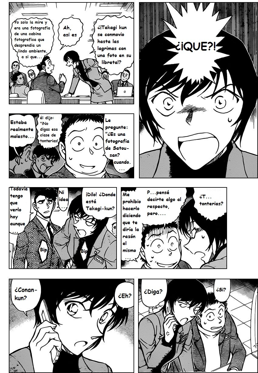 Detective Conan Capitulo 804: El regalo del detective Takagi página 12