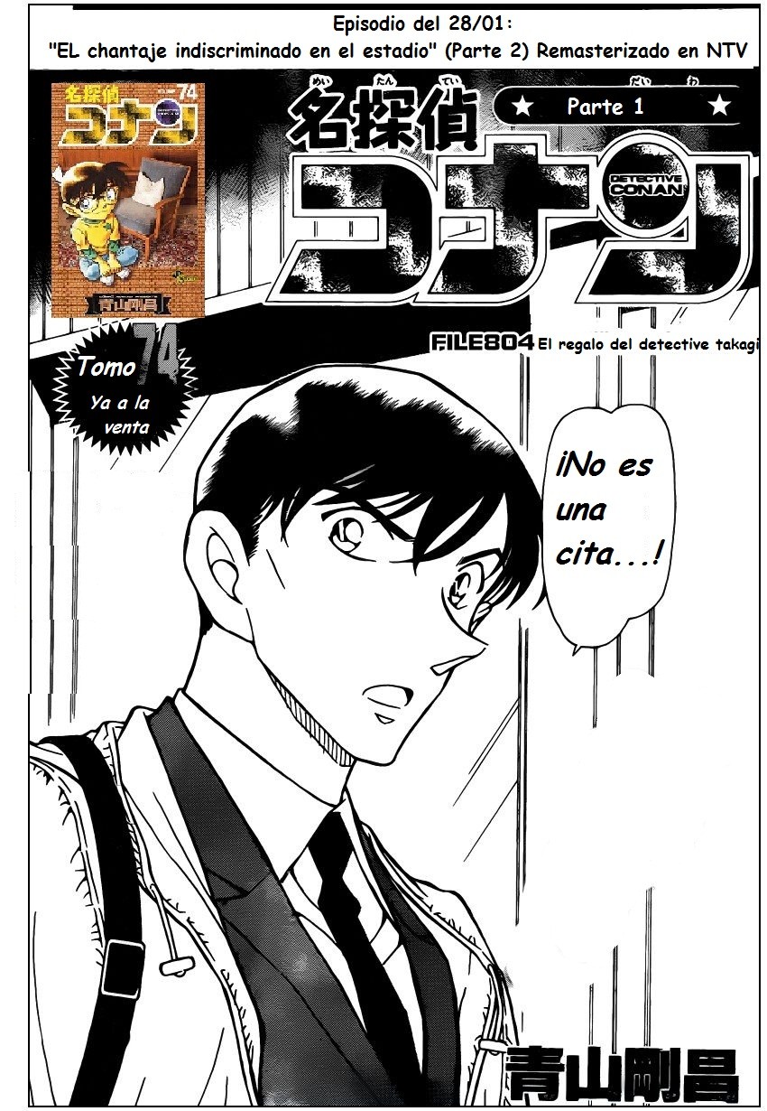 Detective Conan Capitulo 804: El regalo del detective Takagi página 2