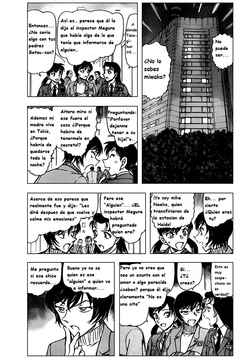 Detective Conan Capitulo 804: El regalo del detective Takagi página 3