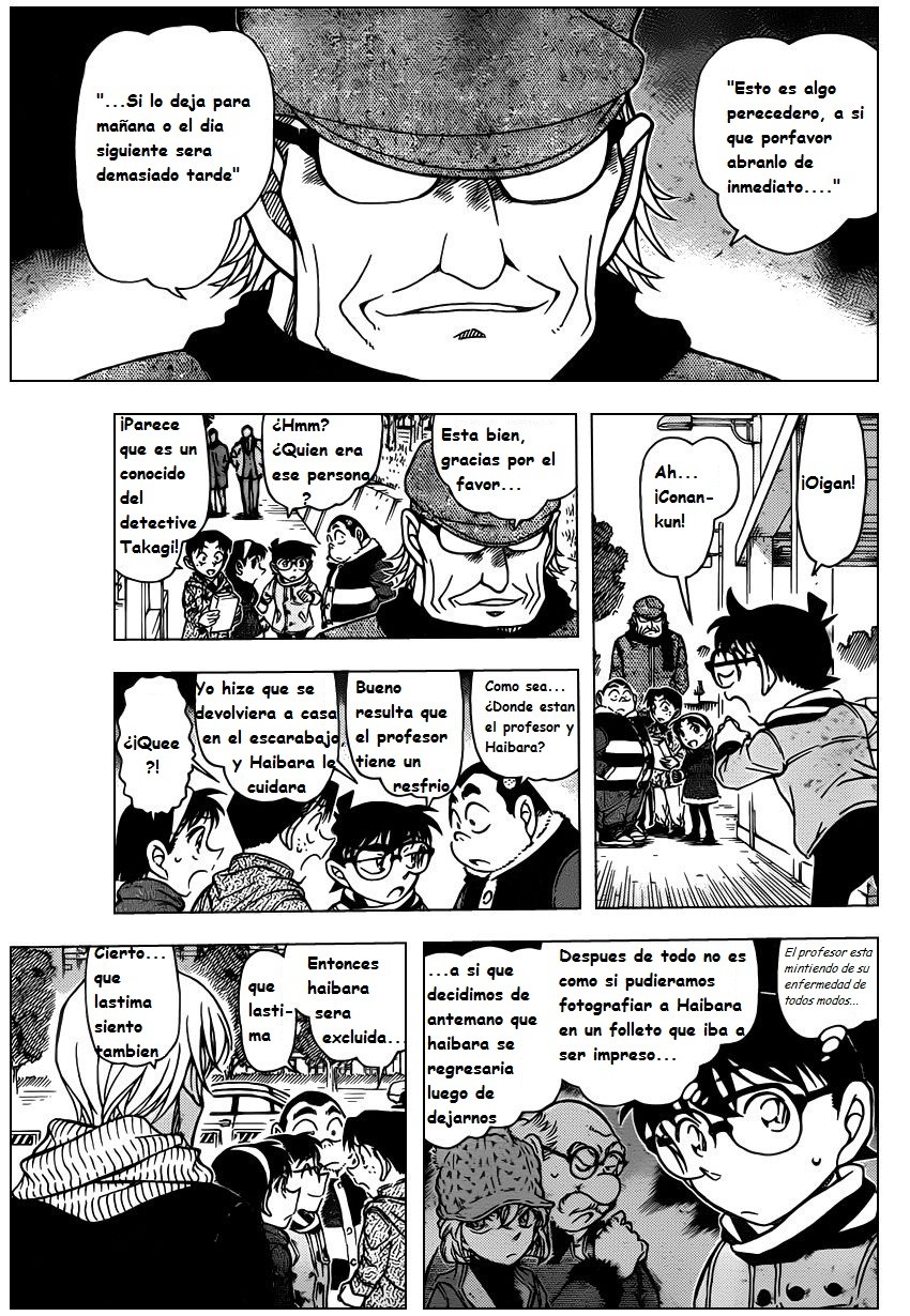 Detective Conan Capitulo 804: El regalo del detective Takagi página 9