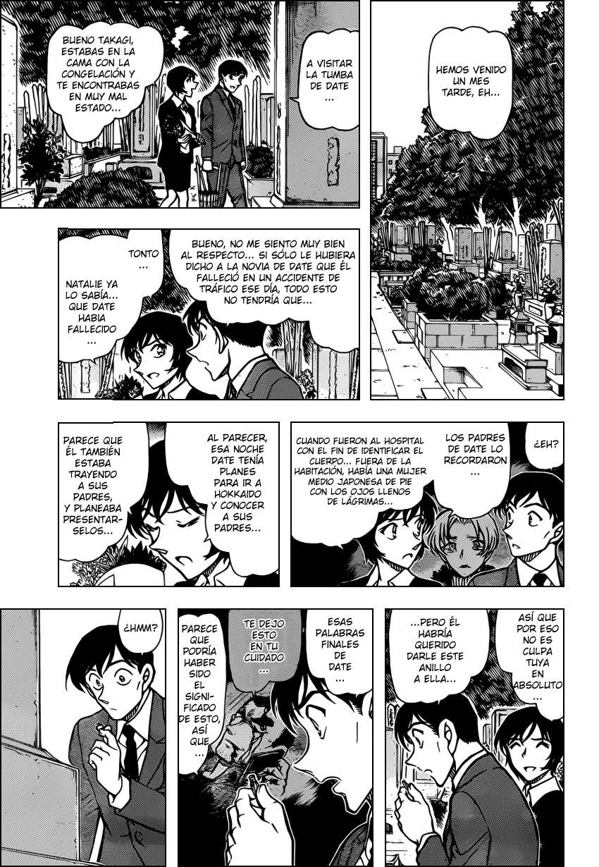 Detective Conan Capitulo 808: La visita tarde a la tumba página 15