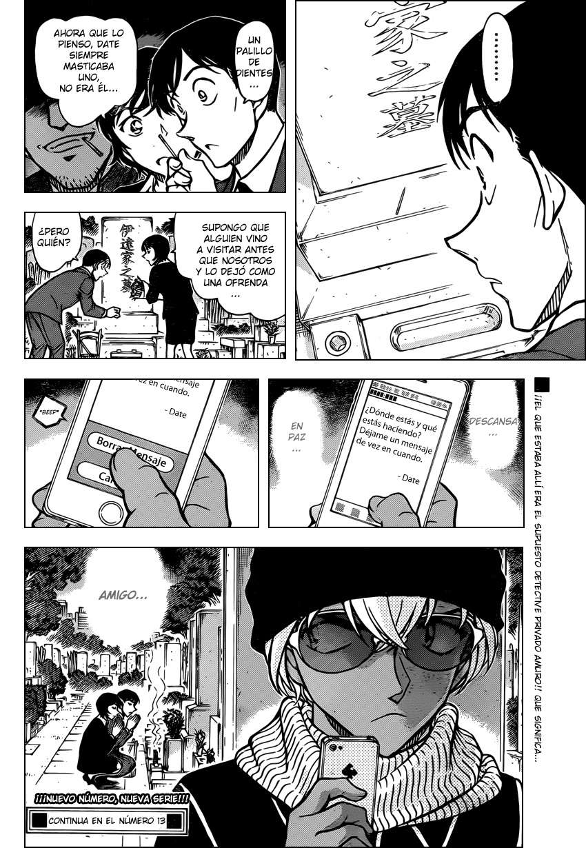 Detective Conan Capitulo 808: La visita tarde a la tumba página 16