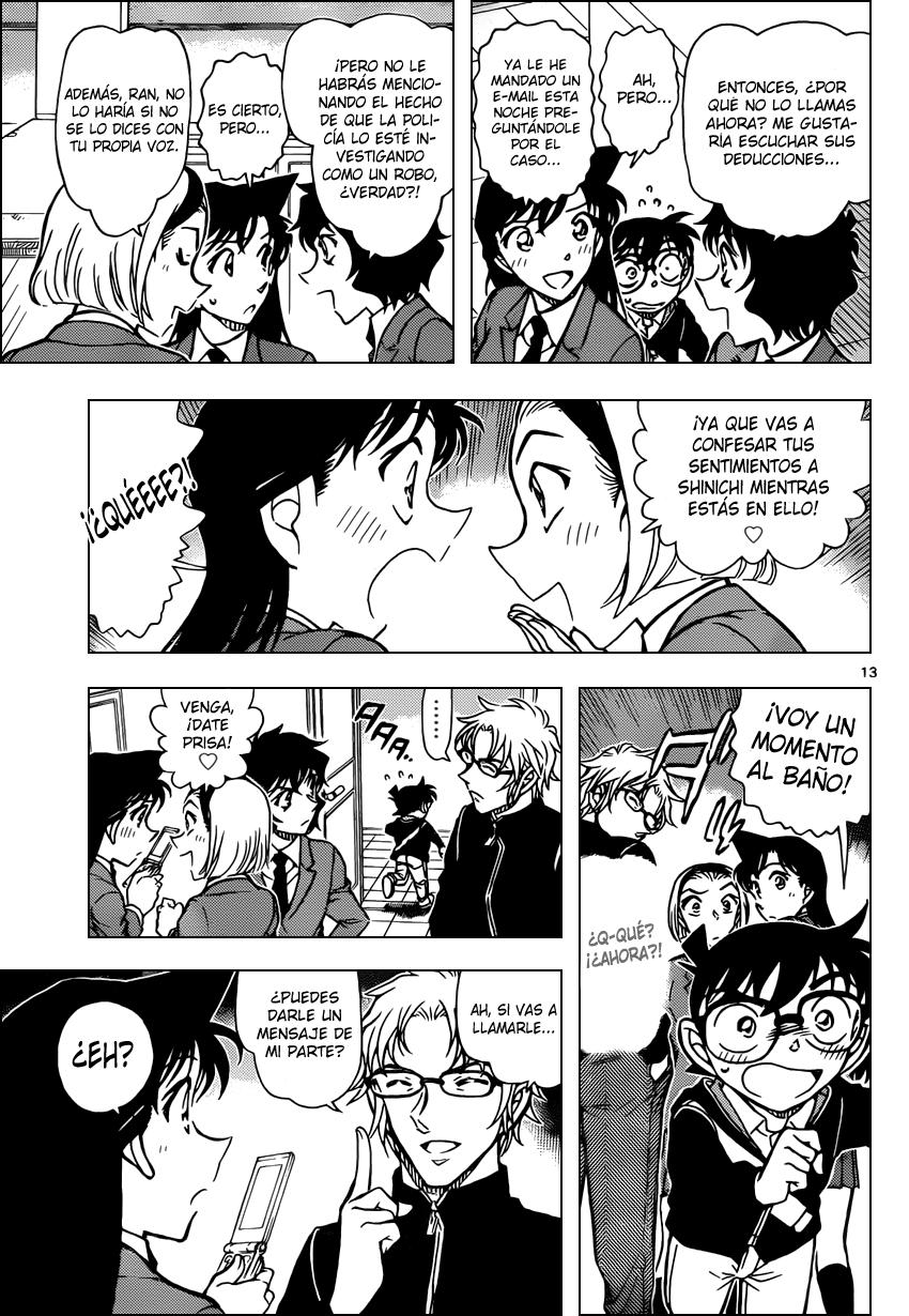 Detective Conan Capitulo 813: Kinichi-kun página 13