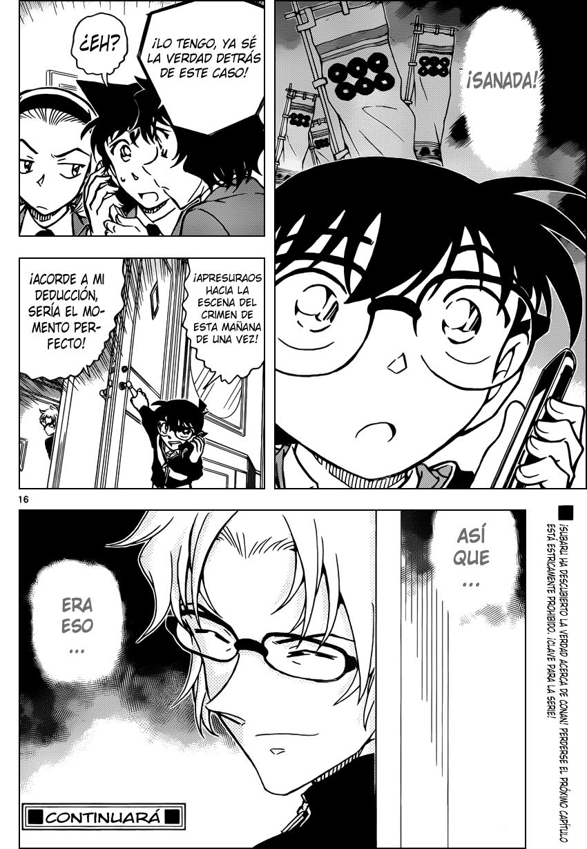 Detective Conan Capitulo 813: Kinichi-kun página 16