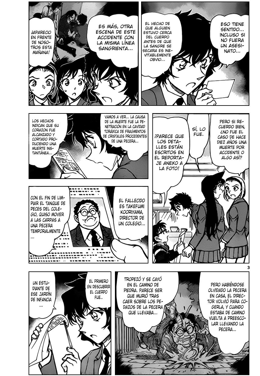 Detective Conan Capitulo 813: Kinichi-kun página 3