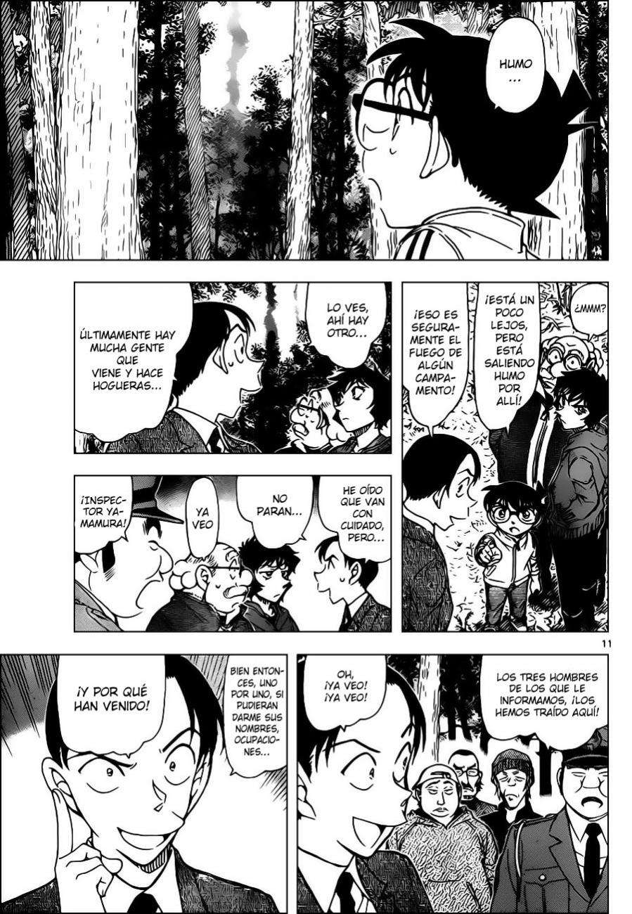 Detective Conan Capitulo 816: Señales de humo de una situación horrible página 11