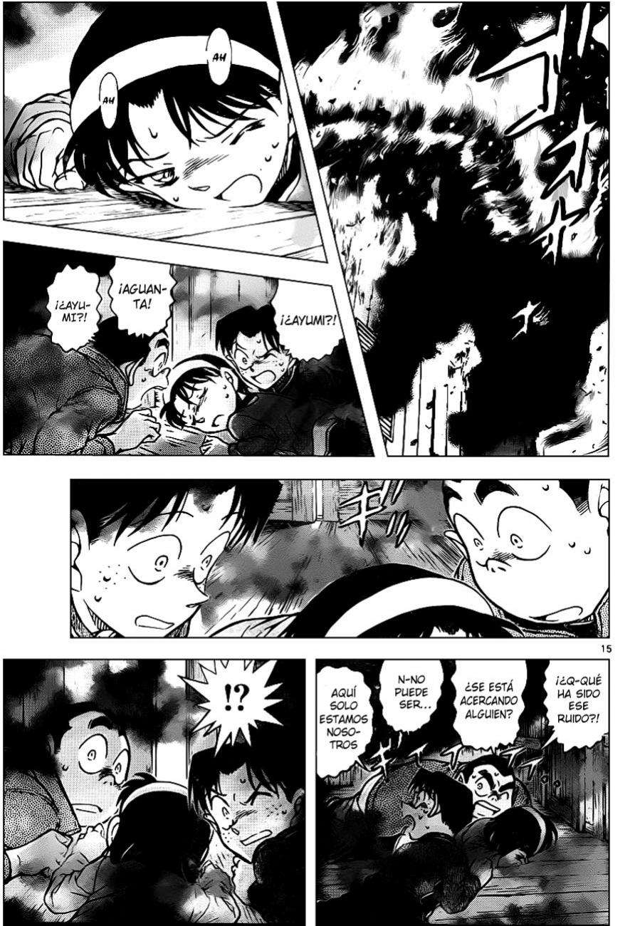 Detective Conan Capitulo 816: Señales de humo de una situación horrible página 15