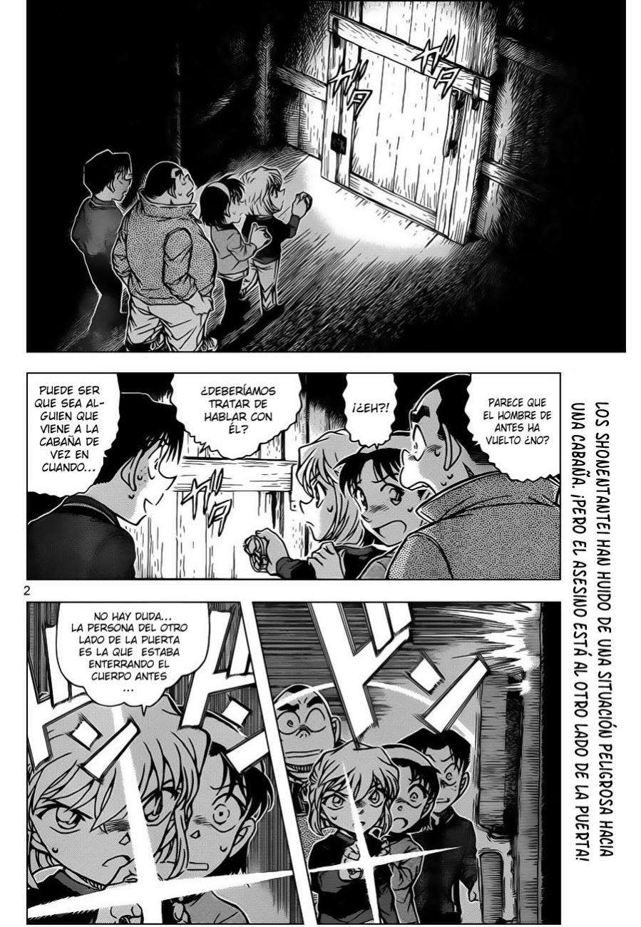 Detective Conan Capitulo 816: Señales de humo de una situación horrible página 2