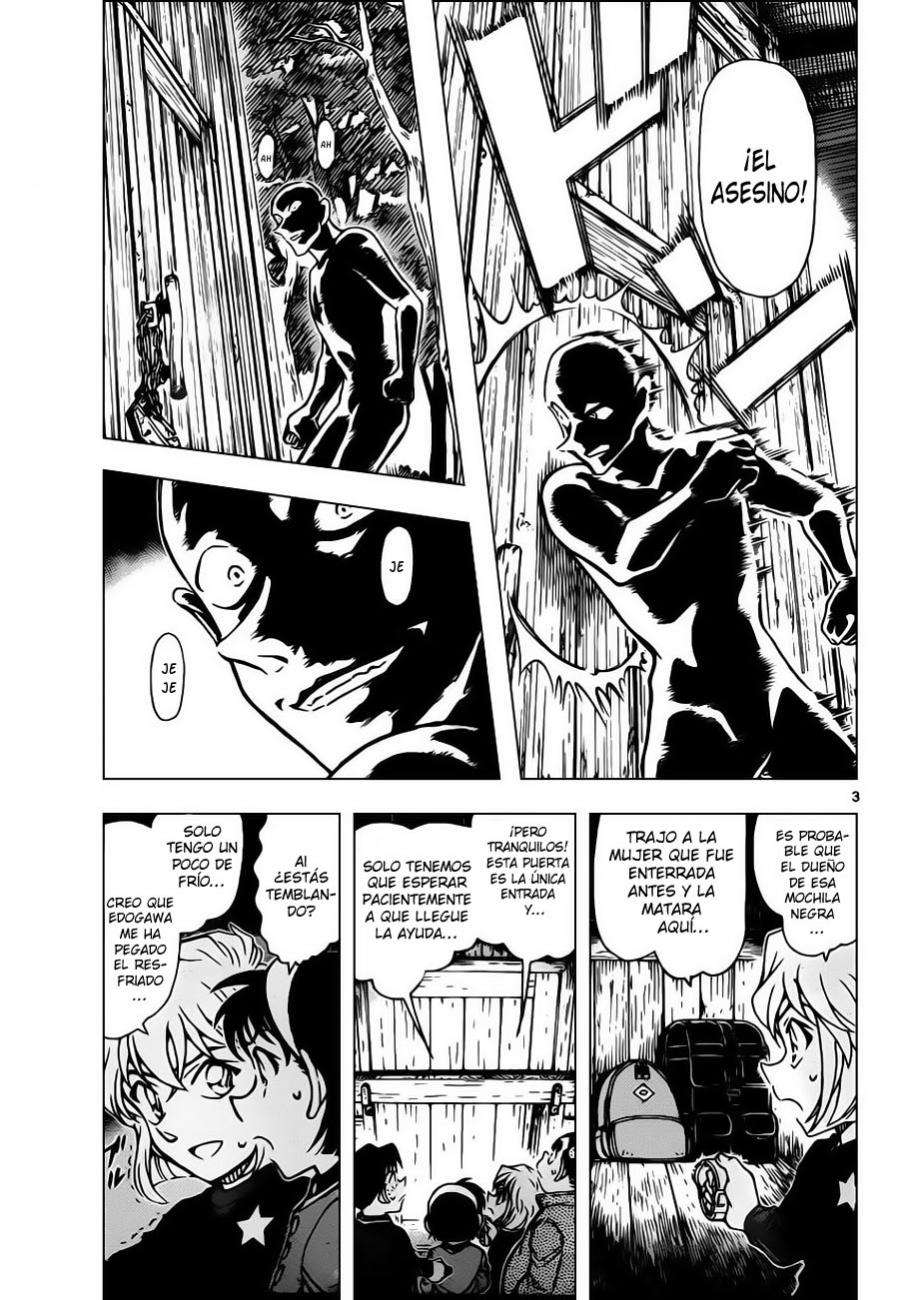 Detective Conan Capitulo 816: Señales de humo de una situación horrible página 3