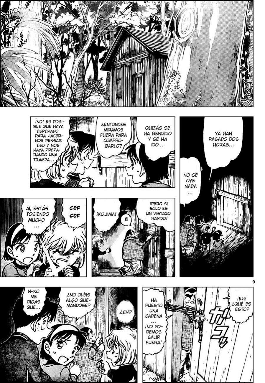Detective Conan Capitulo 816: Señales de humo de una situación horrible página 9