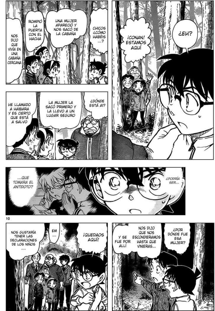 Detective Conan Capitulo 817: Figura solitaria a la luz del farol página 10