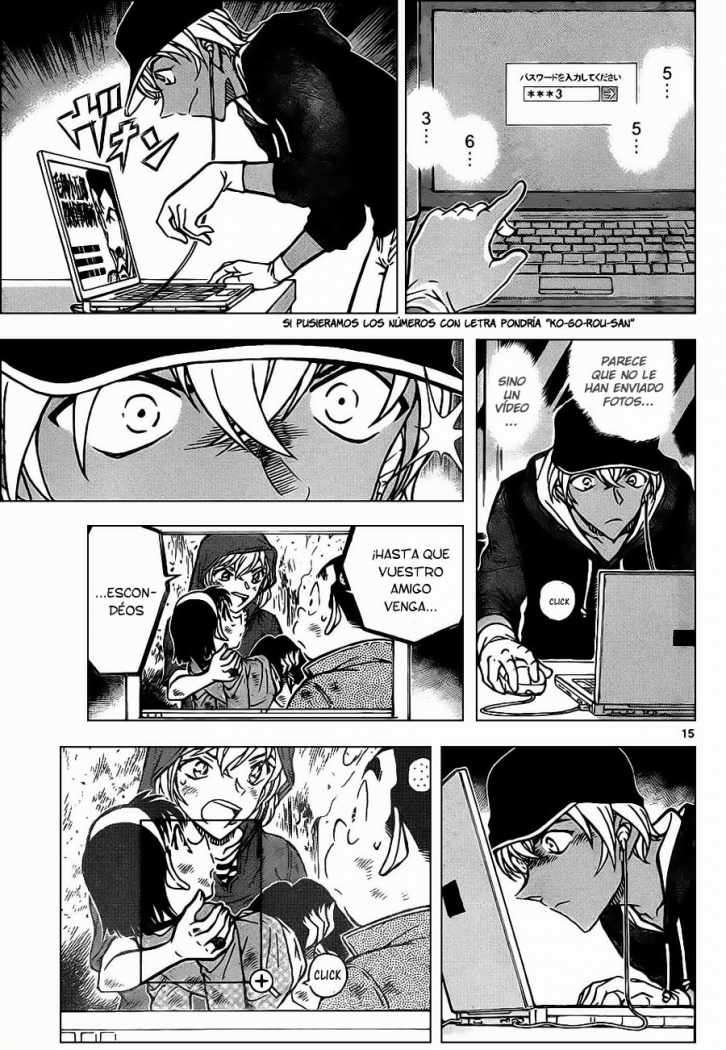 Detective Conan Capitulo 817: Figura solitaria a la luz del farol página 15