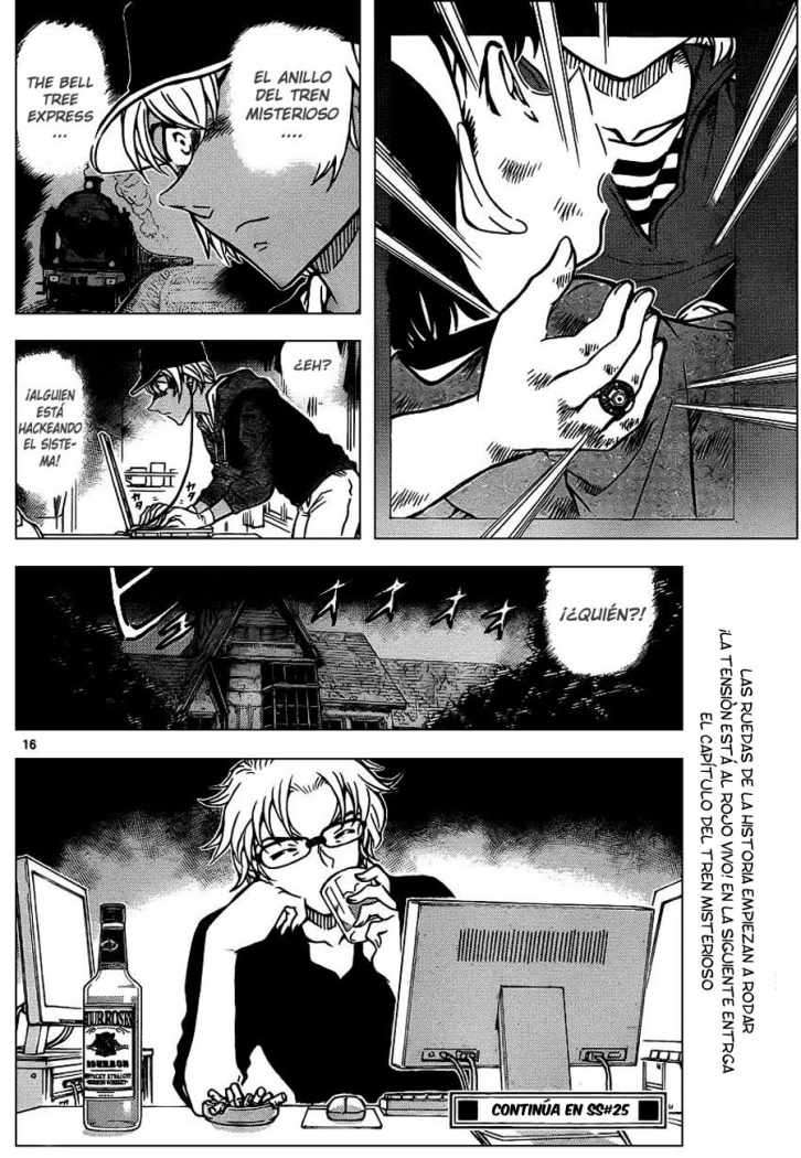 Detective Conan Capitulo 817: Figura solitaria a la luz del farol página 16