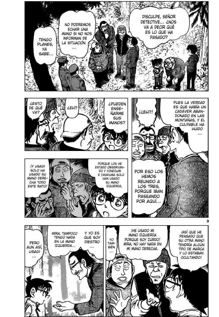 Detective Conan Capitulo 817: Figura solitaria a la luz del farol página 3
