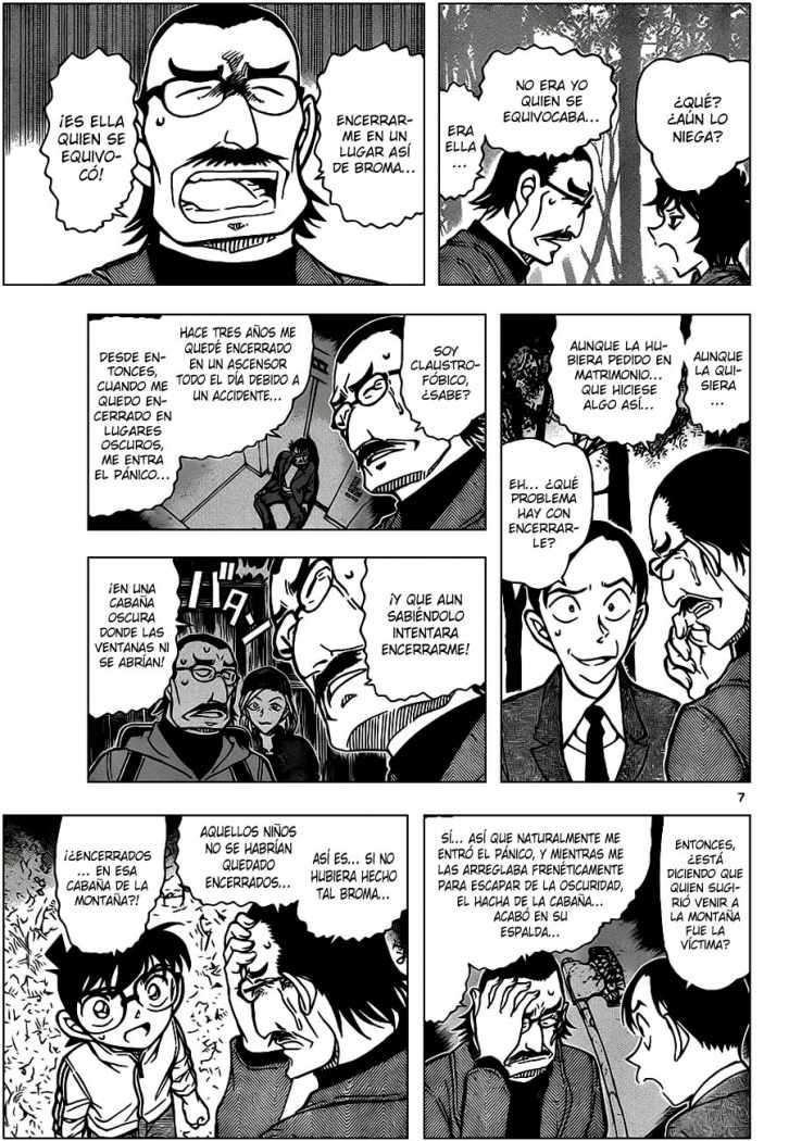 Detective Conan Capitulo 817: Figura solitaria a la luz del farol página 7
