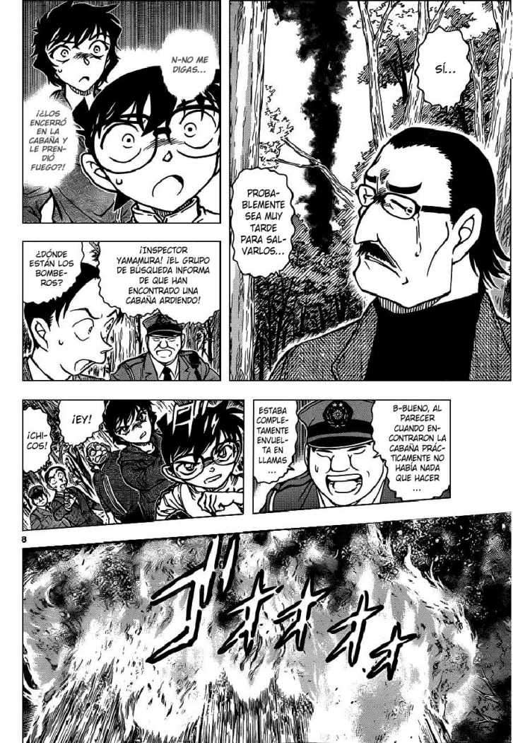 Detective Conan Capitulo 817: Figura solitaria a la luz del farol página 8