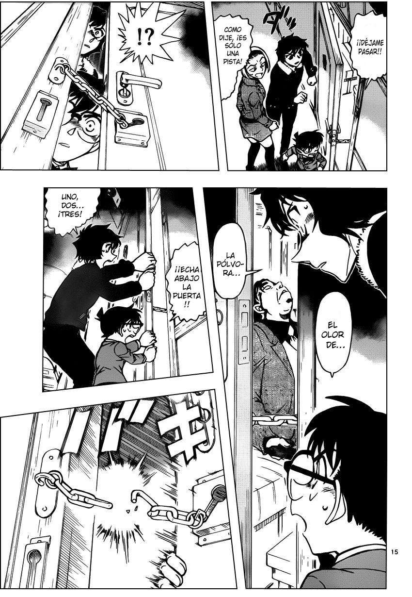 Detective Conan Capitulo 819: Tren del misterio. Túnel página 15